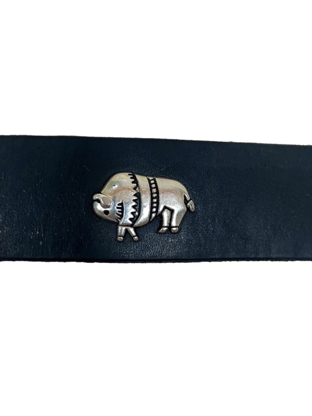 USA CONCHO buckle belt SOUTHWESTERN Native American Indian (Black)